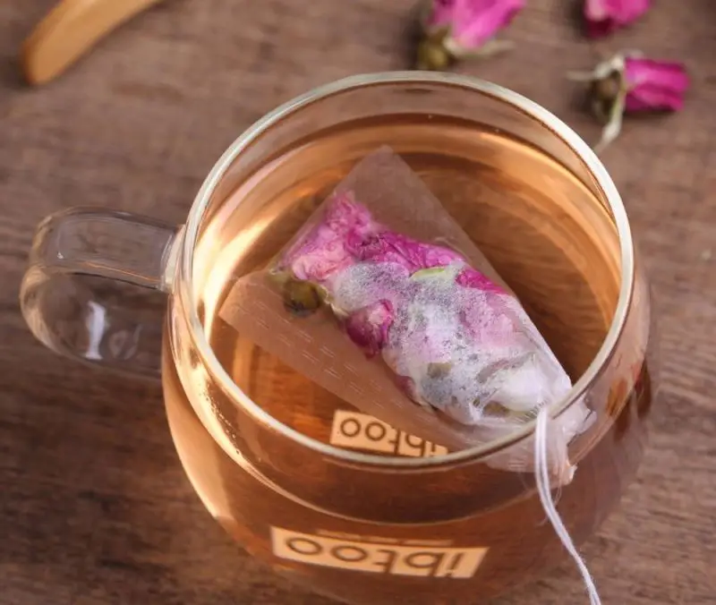 Teabags 5.5 x 7CM food grade Empty Scented Tea Bags Infuser With String Heal Seal Filter Paper for Herb Loose Tea Bolsas