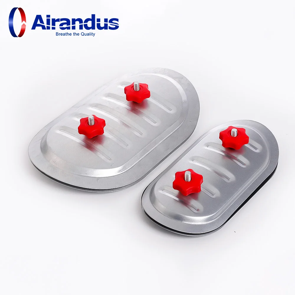 Высокое качество цена производителя простая установка оцинкованная сталь Изогнутая Дверь доступа HVAC для круглого вентиляционного канала