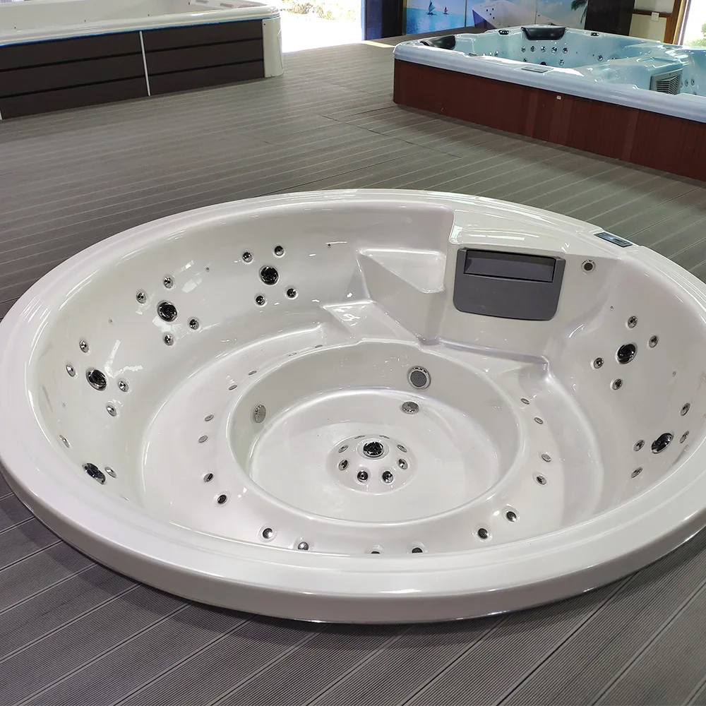2022  Classical Massage Function BG-6619 acrylic outdoor Tub Application bathtub home round spa hot tub