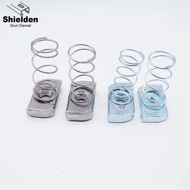 unistrut 3 8 3/8 spring nuts 1 4 1/4 channel nut with spring 5 8 1 2 1/2 long spring channel nut fastenal