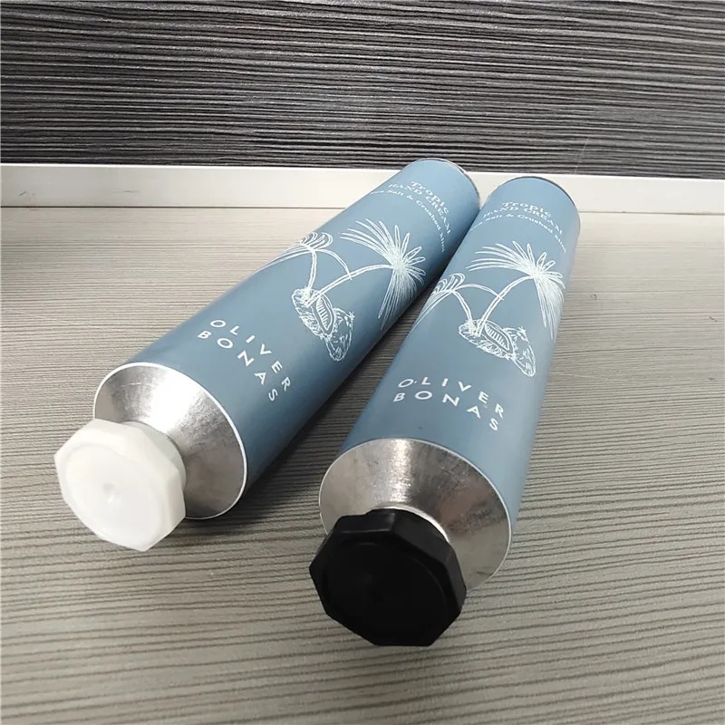 Personalized Aluminium Tube Creams Packaging Cleansing Milk Face Wash Bang Body Collapsible Tubes Cosmetics 100g 3.3oz