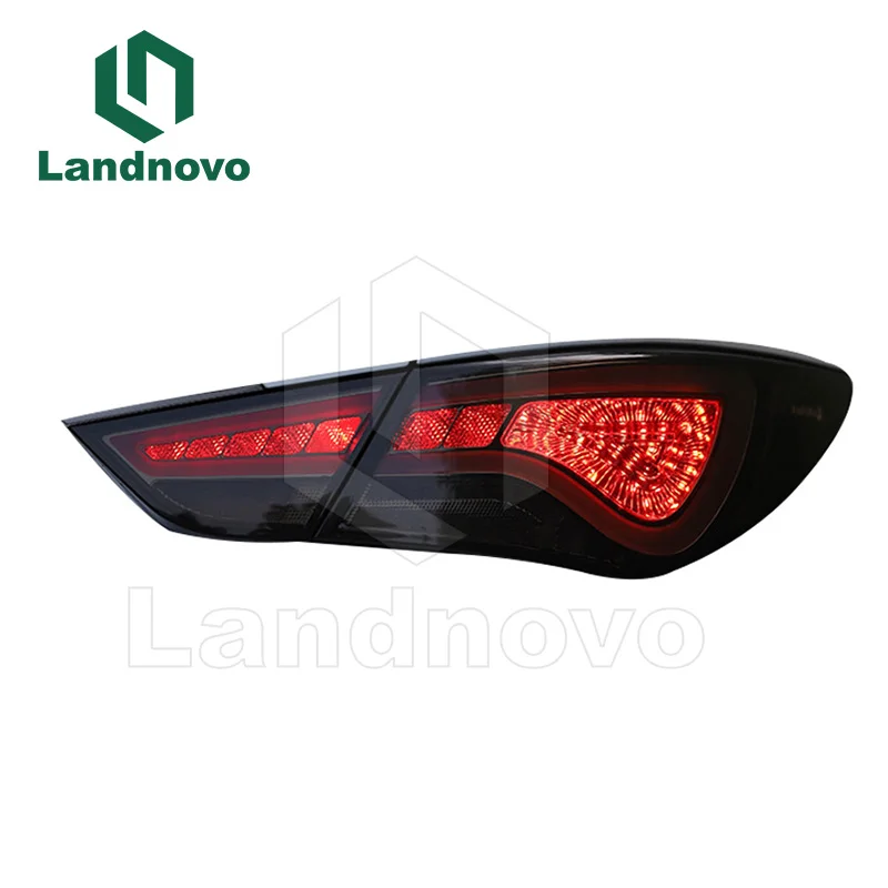Landnovo high quality upgrade body parts car led rear light with turn signal for Hyundai Sonata VIII 2017 Hyundai led taillight