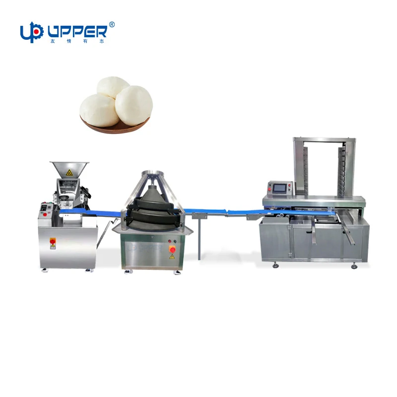 Automatic continuous dough dividing conical volumetriconical dough rounder machine round loaf production line
