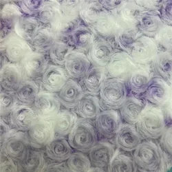 Long Pile Mutil Color Curly ShagJaquard Faux Fur Rave Festival Party Costume Fabric for Women Girl Coat Leg Warmer