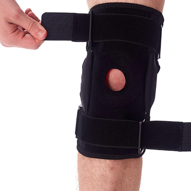 Latest Design Adjustable Knee Brace Spring Compression Anti-Fall Anti-Collision Protect Knee Pad