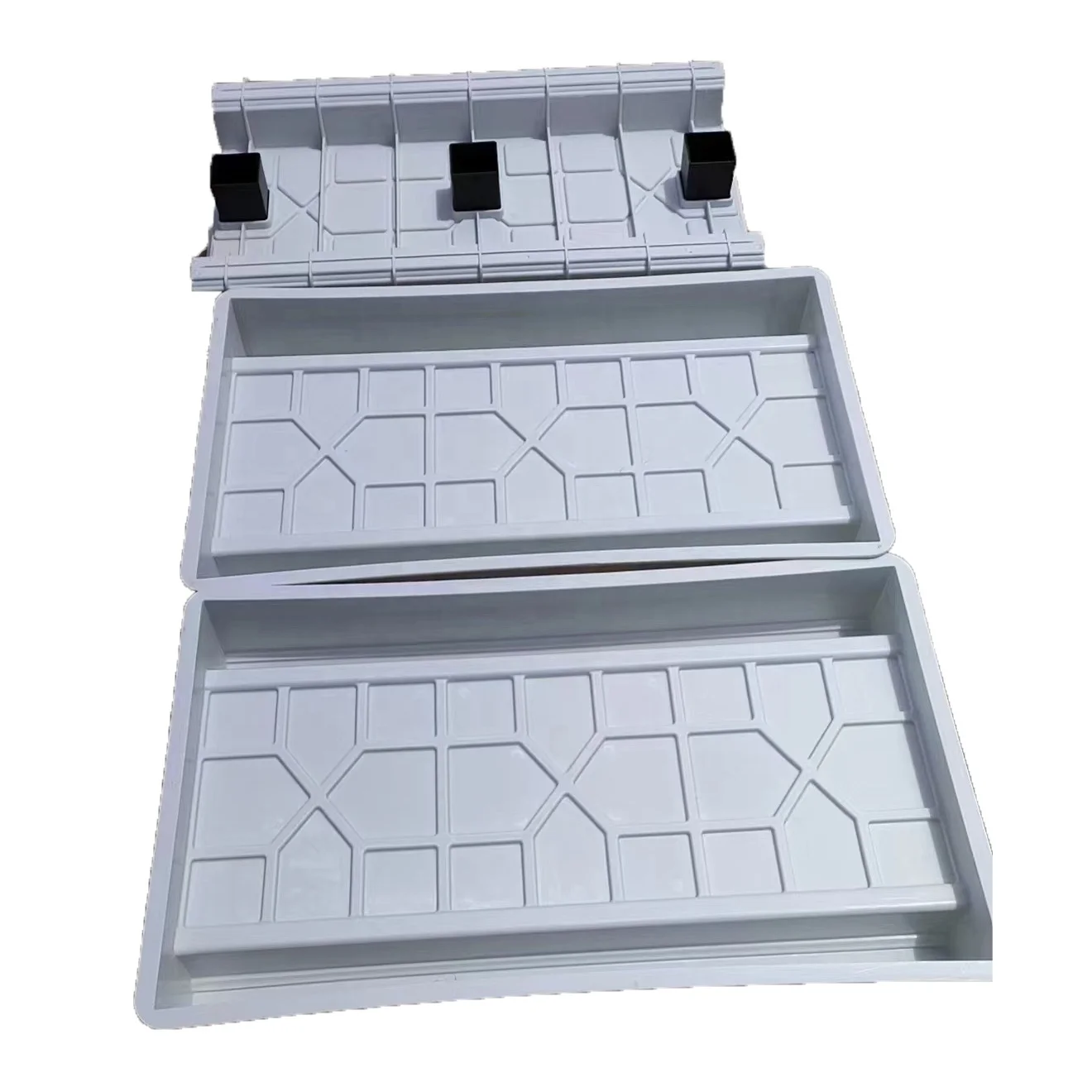 Vegetable ditch mold Garden vegetable foot stone Precast cement mold