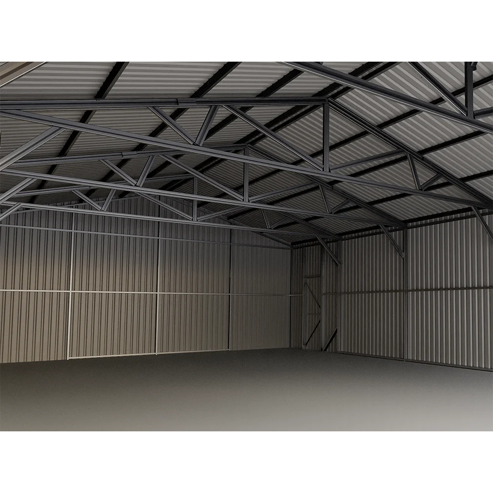 CG2841A-H305 Prefab steel structure warehouse garage outdoor structural steel car garage for storage