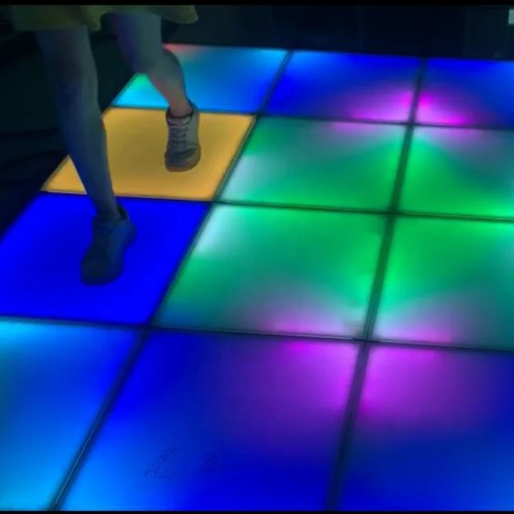 lightening thin portable interactive led dance floor rental dc