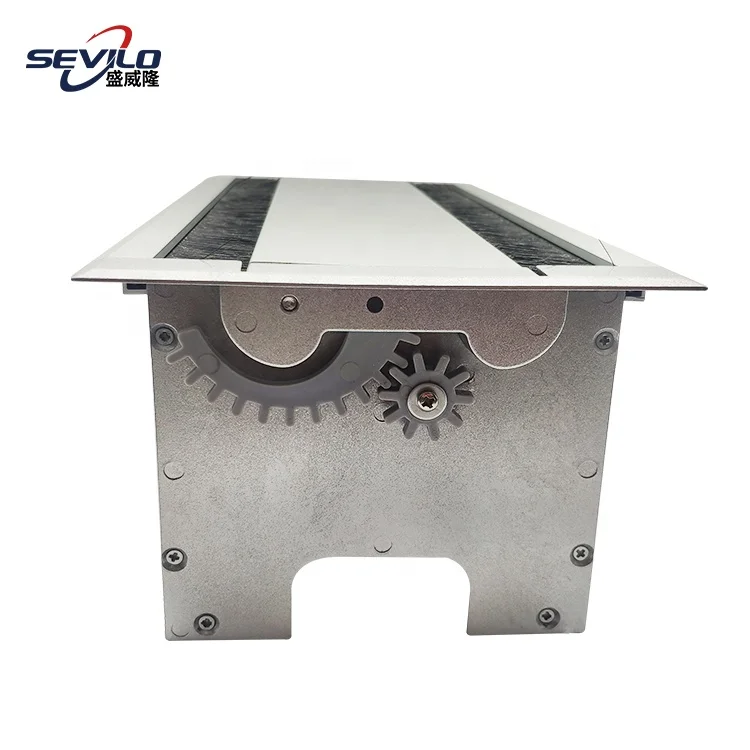 Office Furniture Aluminum Alloy Metal Table Top Cable Cable Box Grommet