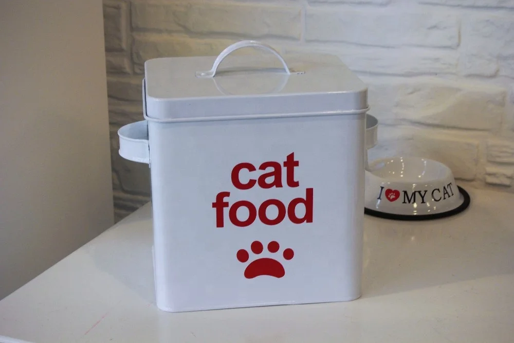 High Quality Galvanized Metal  Dogs Food Container With Lid  Pet Food Storage