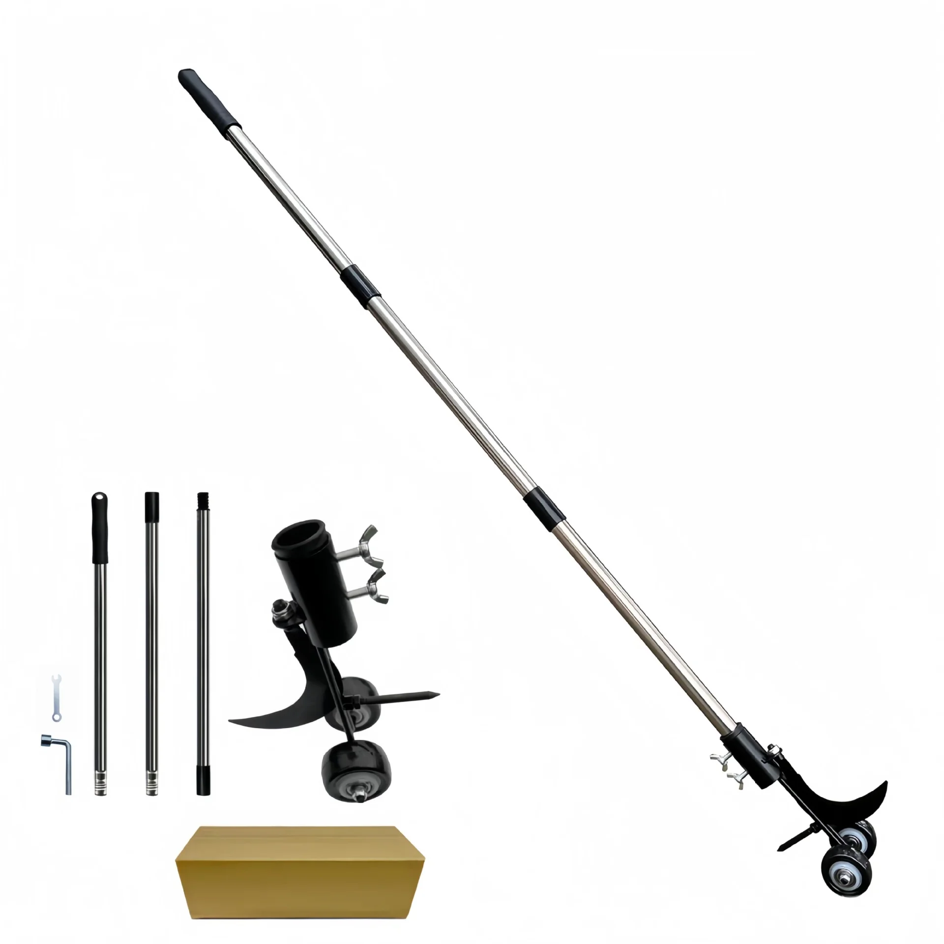 Garden gap weeding hook roller gap weeding tool horticultural fast weeding tool loosening soil lawn mower