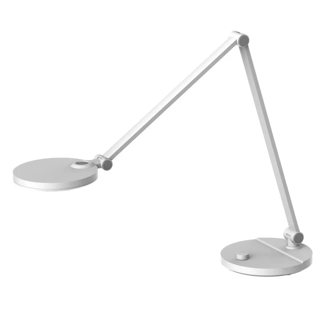 Press & Rotate Control Stepless Dimming Portable Table Lamp Swing Long Arm Easy to Store Folding LED Desk Lamp