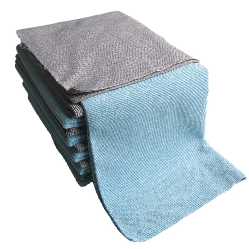 40x40cm Pearl Edgeless Microfiber Car Detailing Towel for Auto Buffing Polishing Wash Glass Window Wax Cleaning Cloth