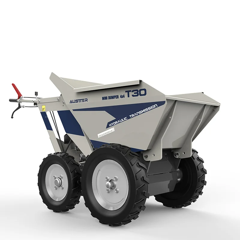5 hp газовый двигатель AWD Маленькая китайская тачка с грузоподъемностью 300 кг
