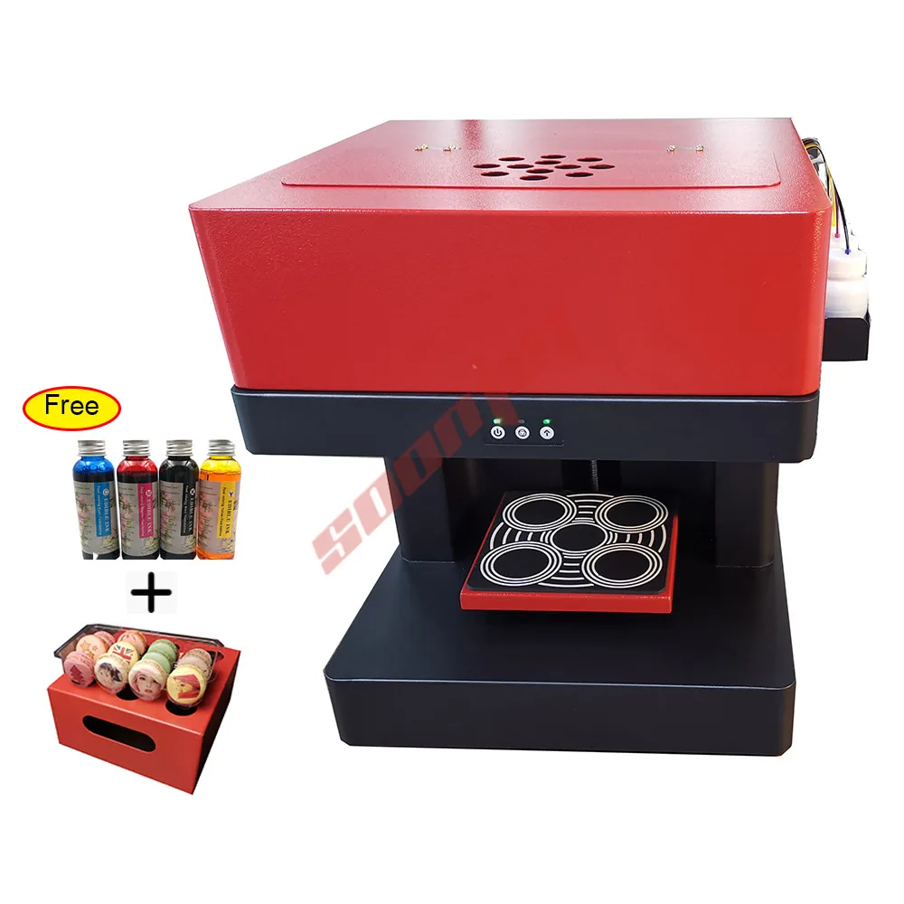 Mini 3d printer food latte coffee art macaron printing machine egg inkjet printer