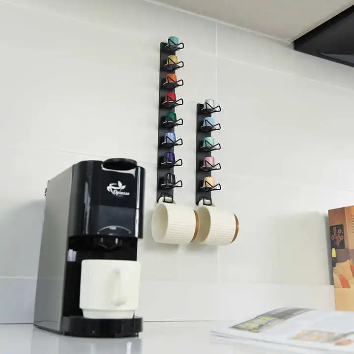 2024 New Arrival Reusable Metal Nespresso Vertuo Storage Rack Coffee Capsules Pod Holder Carousel