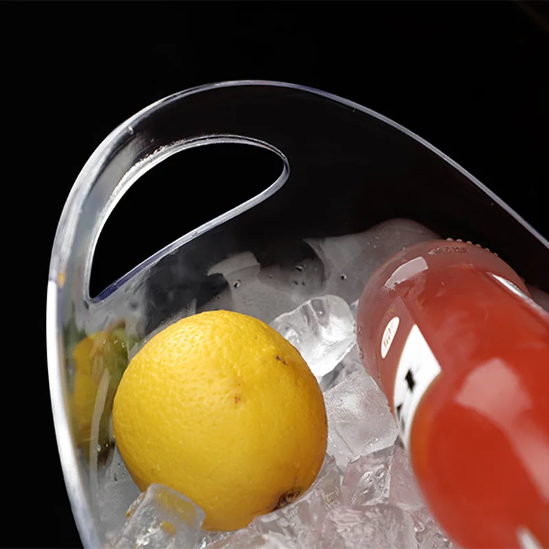 
ice bucket acrylic colar beer champaign bucket ice big small bar China wine glass bucket for ice stand mini large clear party 