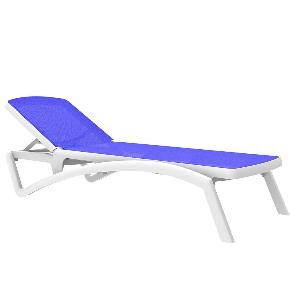 Villa Hotel Project Patio Plastic Sunbed Beach Pool Chaise Lounge Chair Outdoor