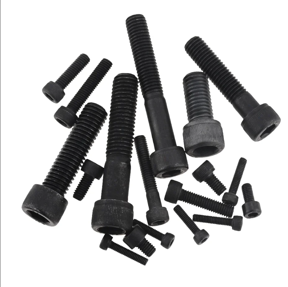Grade 12.9 DIN912 Bolt High Tensile Strength Zinc Plated Hex Socket Cap Screws M2 M3 M4 M5 M6 M8 M10 Allen Head Bolts