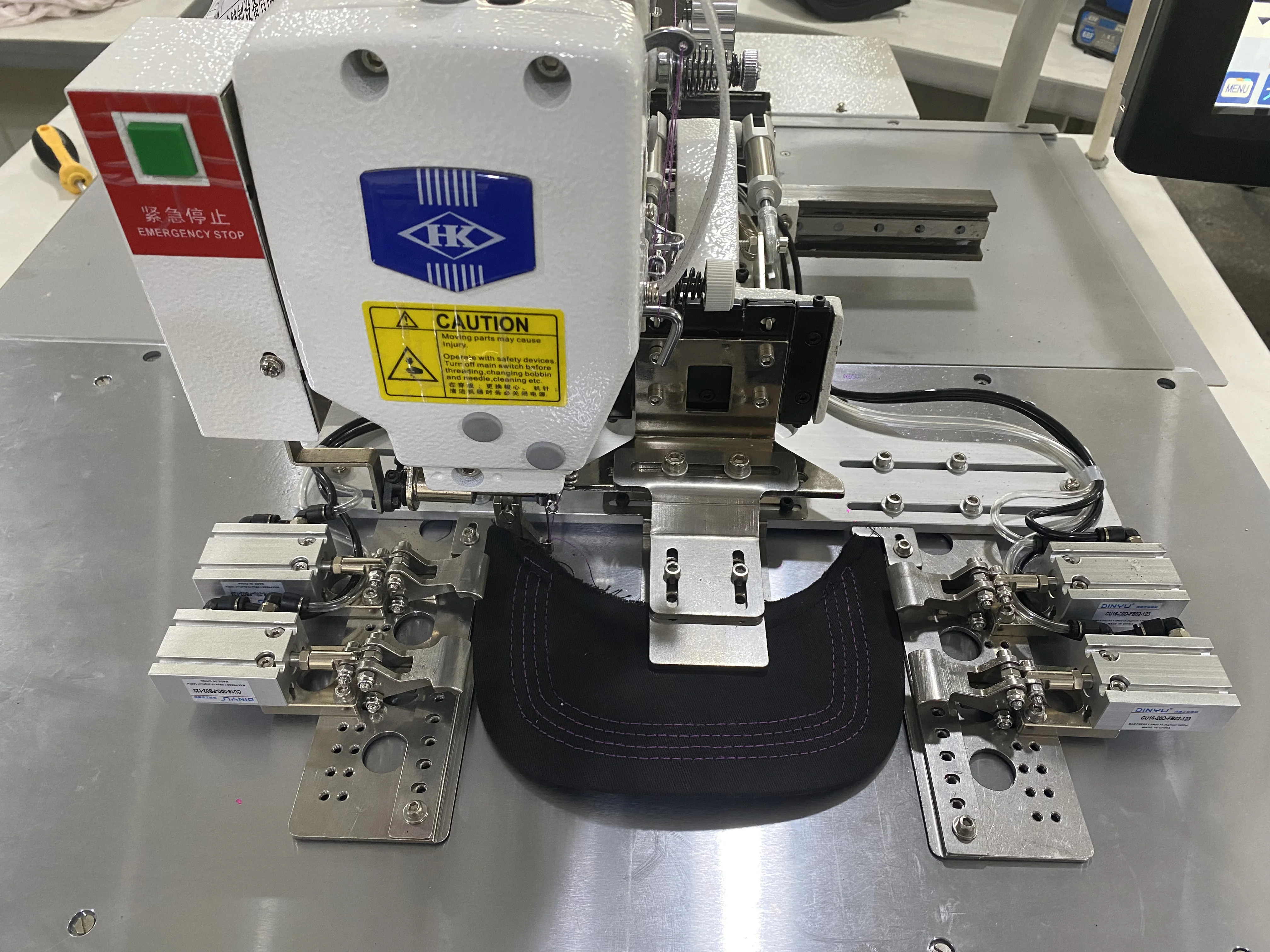 HK-3020 New design computer fully automatic sewing machine Hat pattern making sewing machine