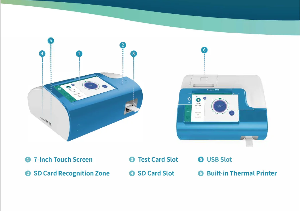 Pott Automatic Imoassay Analyzer Fluorescence Finecare