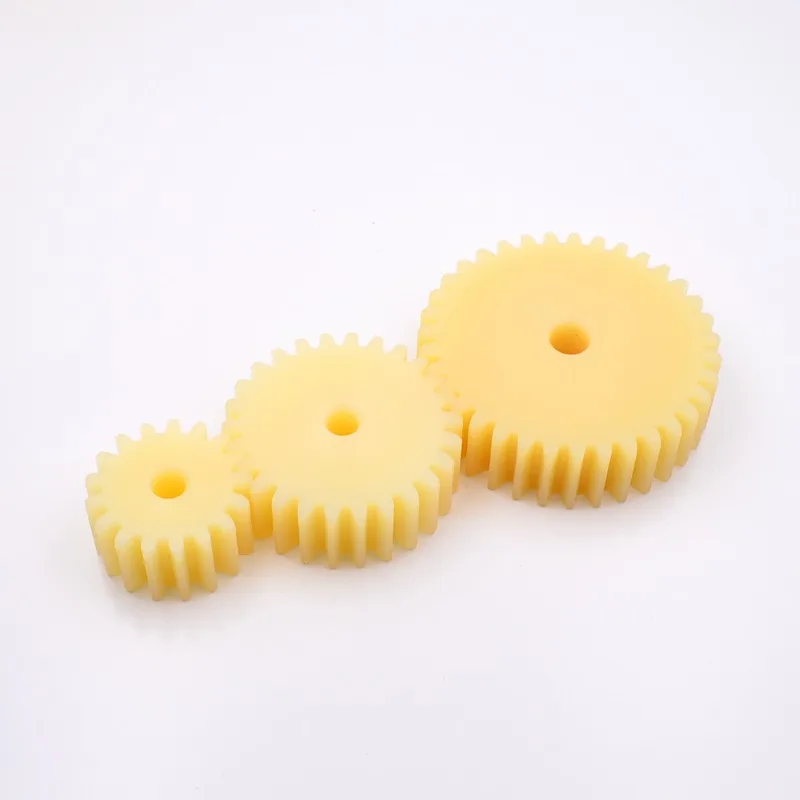 Nylon spur gear 2 mode 12 teeth -50 teeth mechanical transmission pinion rack plastic spur gear