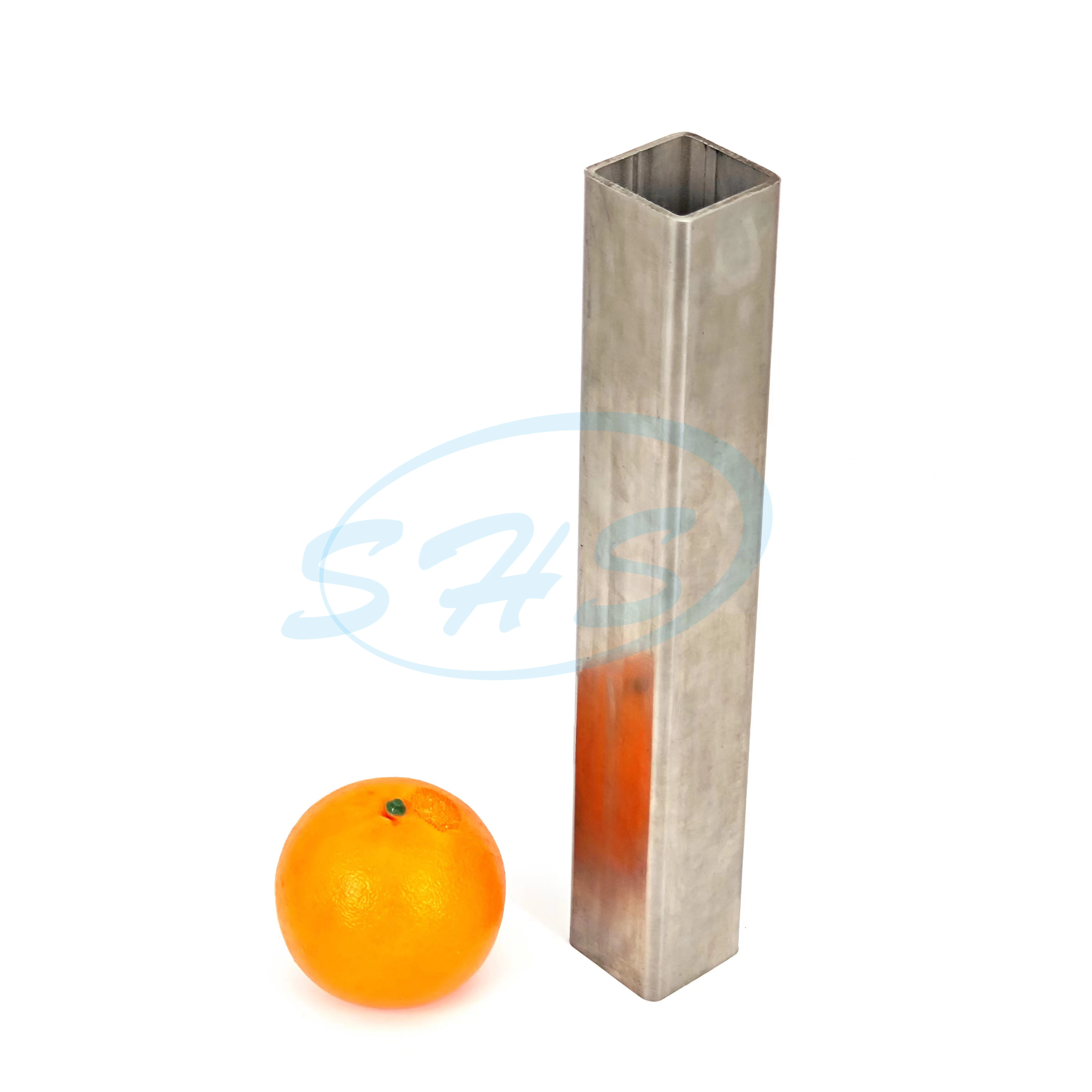 China SS 304 316L stainless steel square pipe square hollow section with hairline surface for balustrade handrail  construction