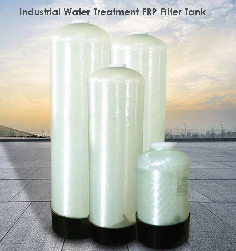 150 Psi Pressure  Fiberglass Pressure Vessel  Industrial Water Treatment FRP Filter Tank