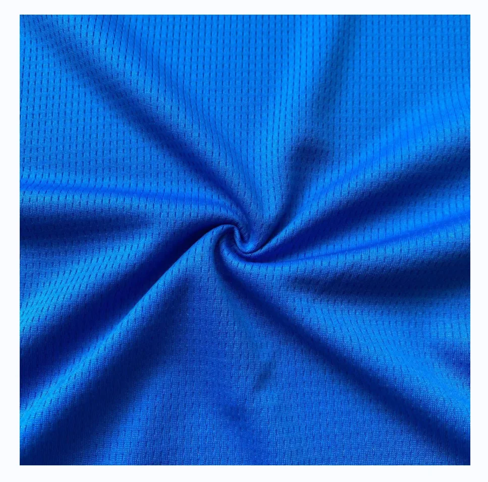 100% Polyester Warp Knitting Mesh Fabric for sportswear strip mesh with wicking soft short
