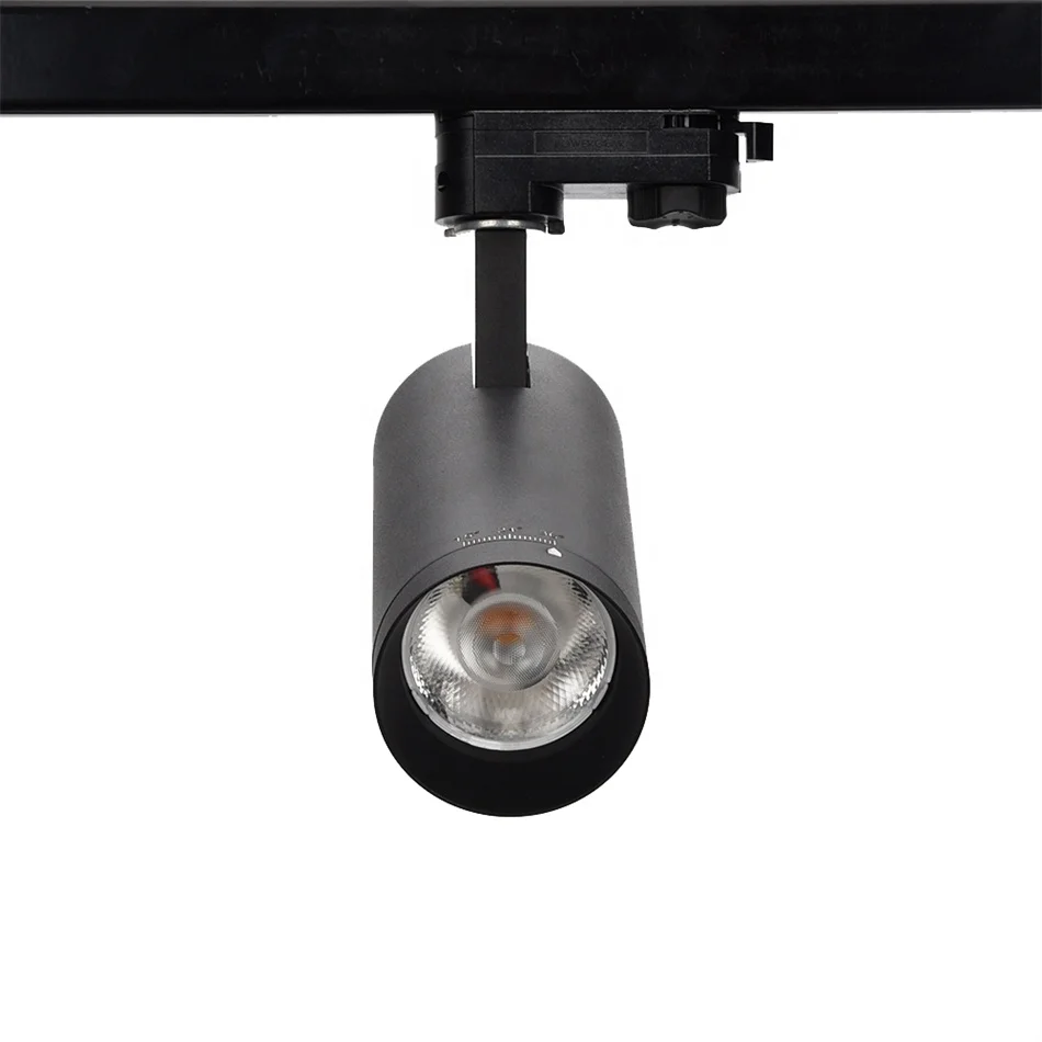 New product aluminum alloy cob commercial indoor rail light housing track