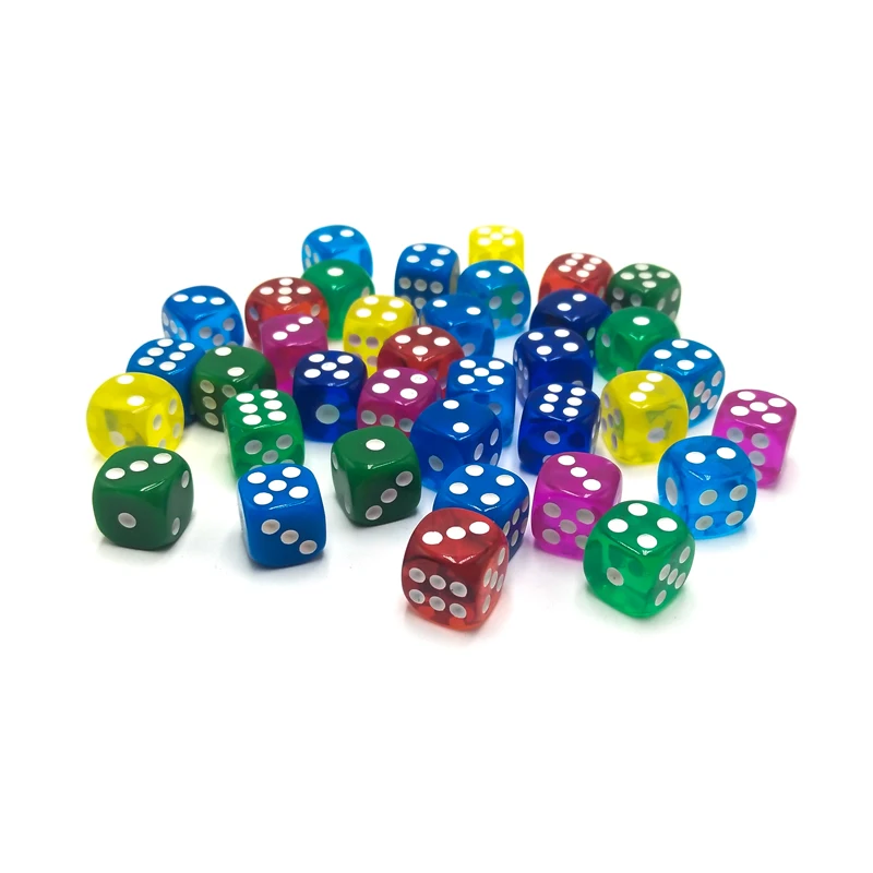 
6-sided customized engraved dice 