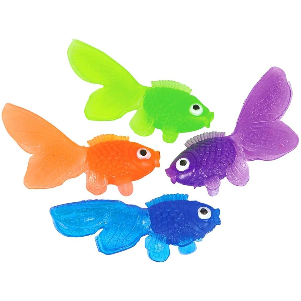 toy fish swimming kids water bath toys for children mini plastic safe and non-toxic goldfish bath and swim toys