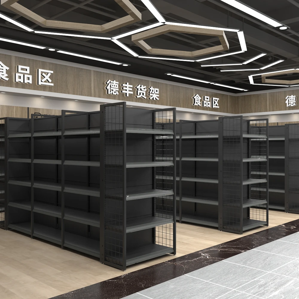 customized supermarket rack gondola supermarket grocery store racks shelf display