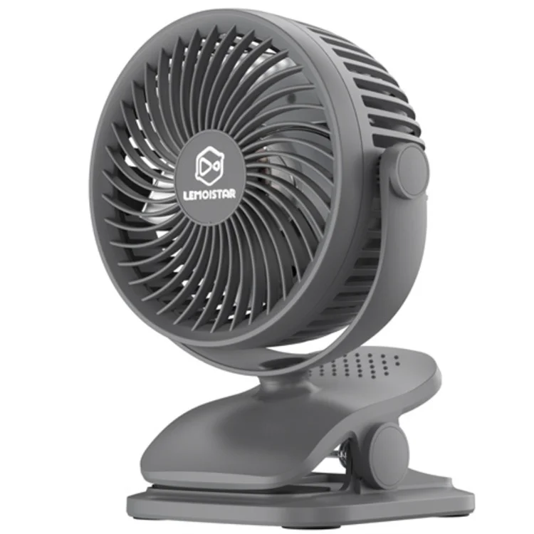 Многоугольный холодный вращающийся 4 дюйма 5000 мАч маленький стол для домашнего офиса тележка смарт-Usb перезаряжаемый аккумулятор мини настольный детский зажим вентилятор