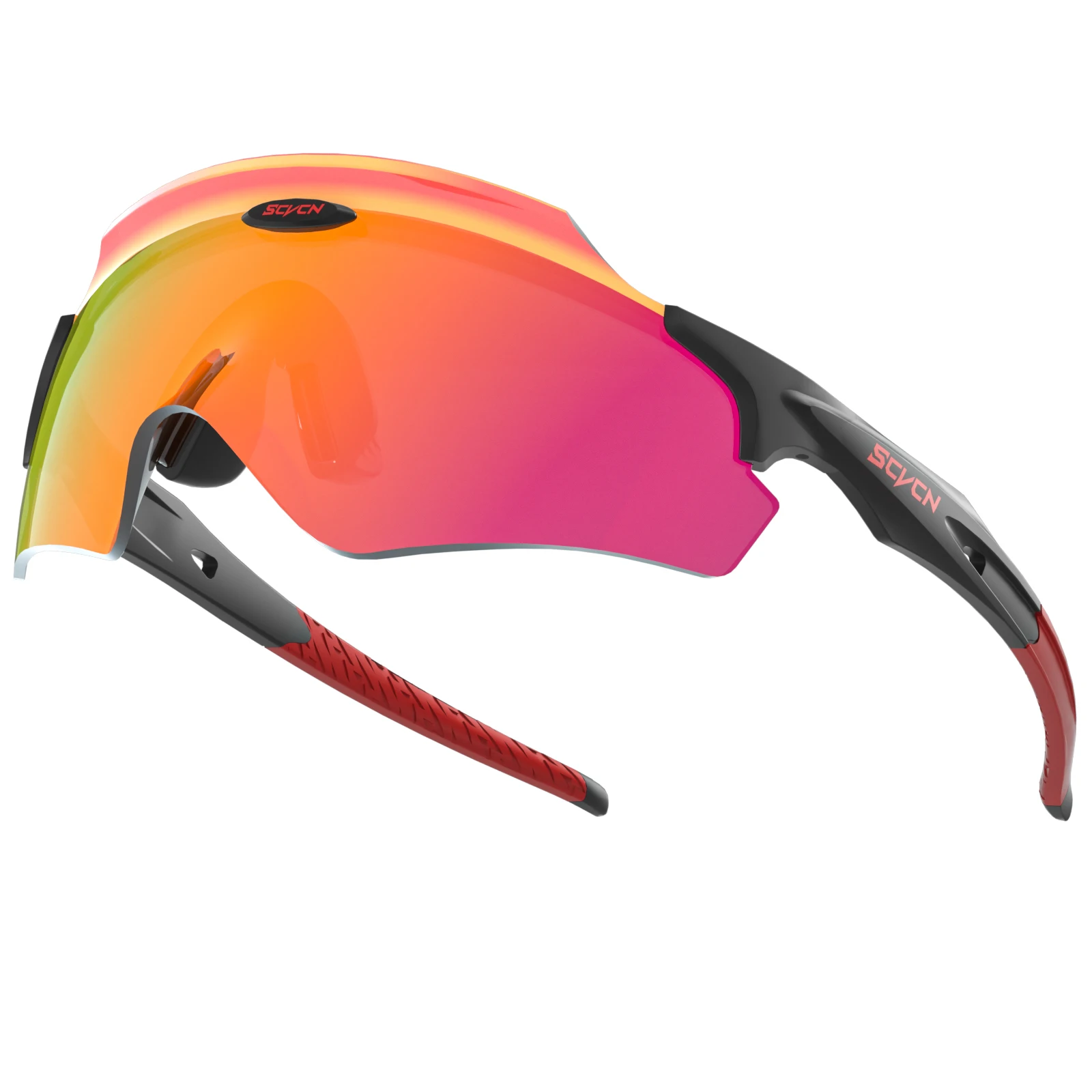 SCVCN Fashion Cycling Sunglasses Men Women Outdoor Sports Riding Running Driving Protection Glasses Bike Bicycle Glasses HD Lens