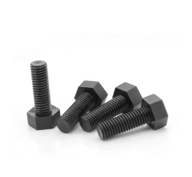 Высокопрочный шестигранный болт ASME DIN BS из углеродистой и нержавеющей стали по индивидуальному заказу 8 10 9 12 черные прокладки