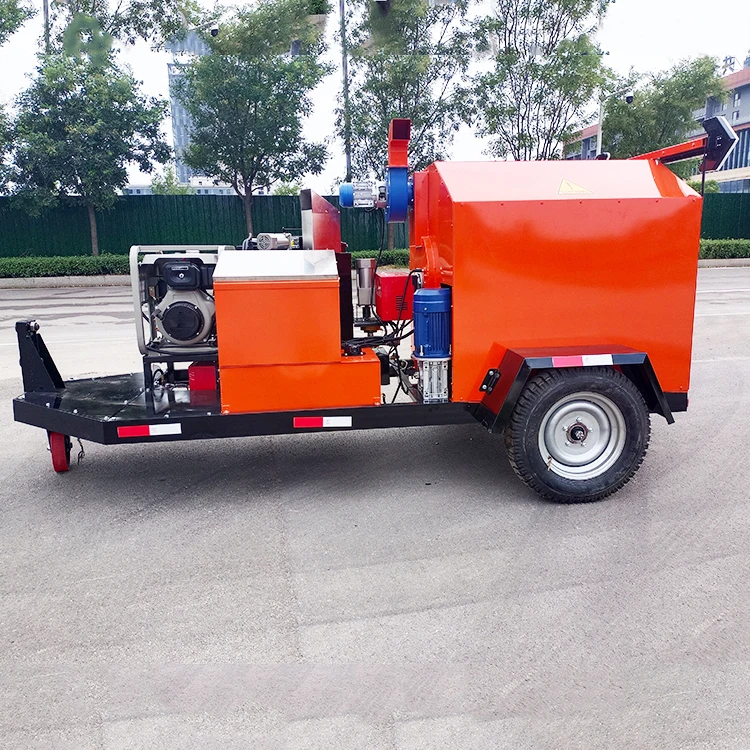 Small Mobile Asphalt Mixer With Fast Discharging Speed Road Maintenance Machinery Asphalt Mixing Plant