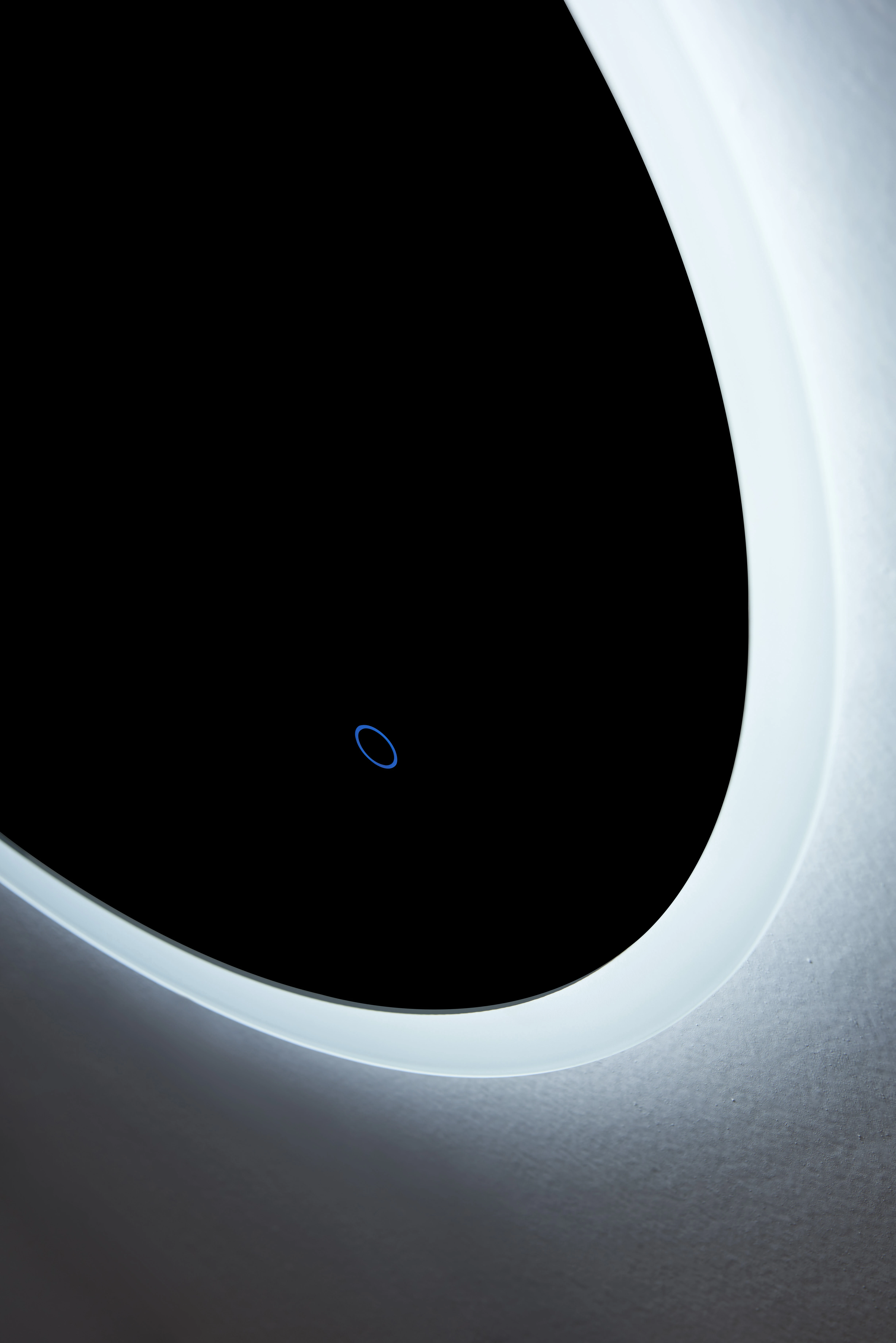 Round Frameless smart LED mirror with anti-fog function wall lamp for mirror in bathroom