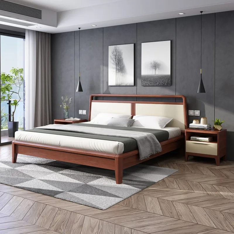 Дешевые Роскошные Американский дизайн спальня мебель наборы для ухода за кожей king size Кровать Комплект