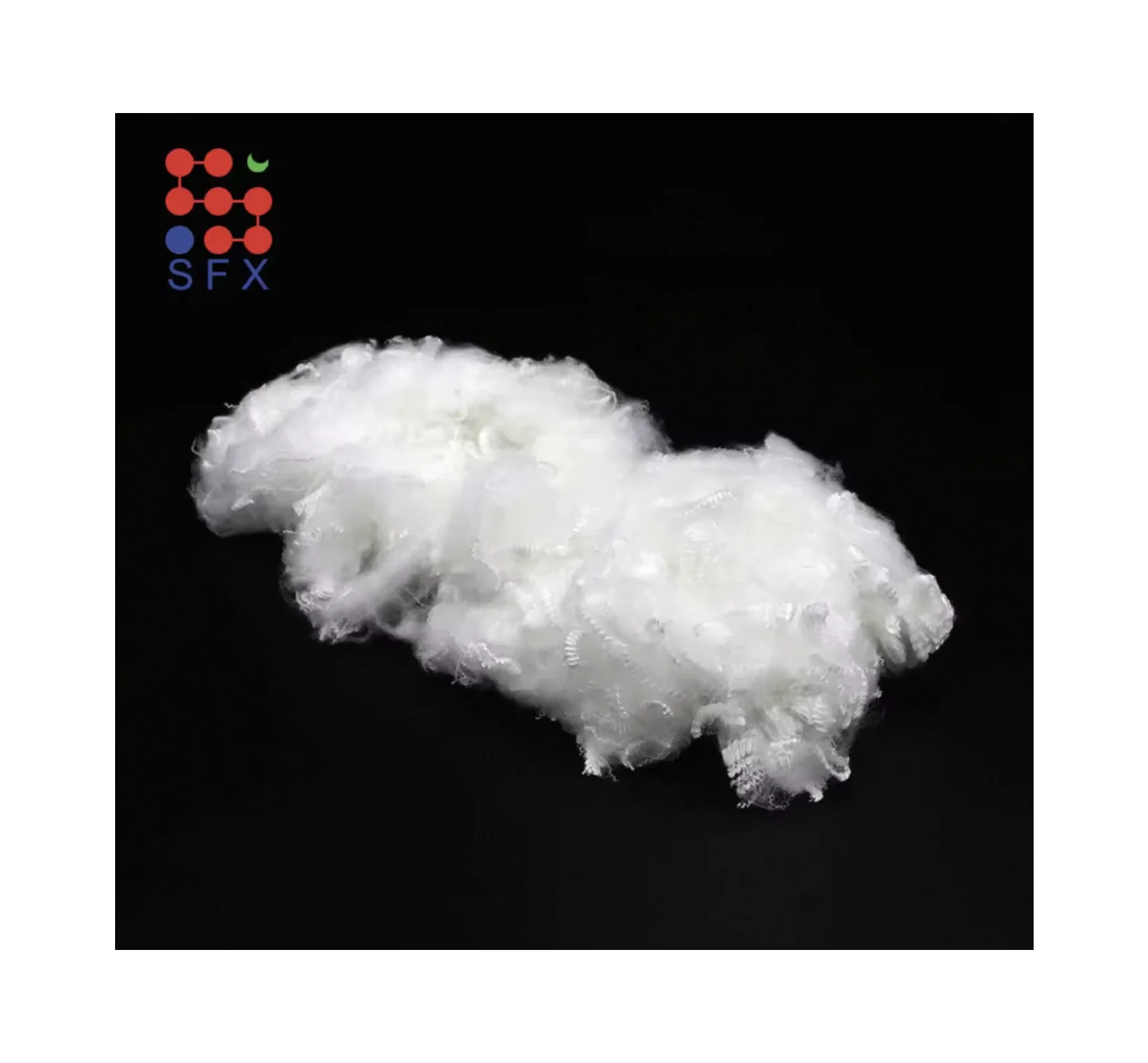 Strong Wrinkle Resistance Synthetic Dacron Wrap Regenerated SFX Polyester Staple Fiber
