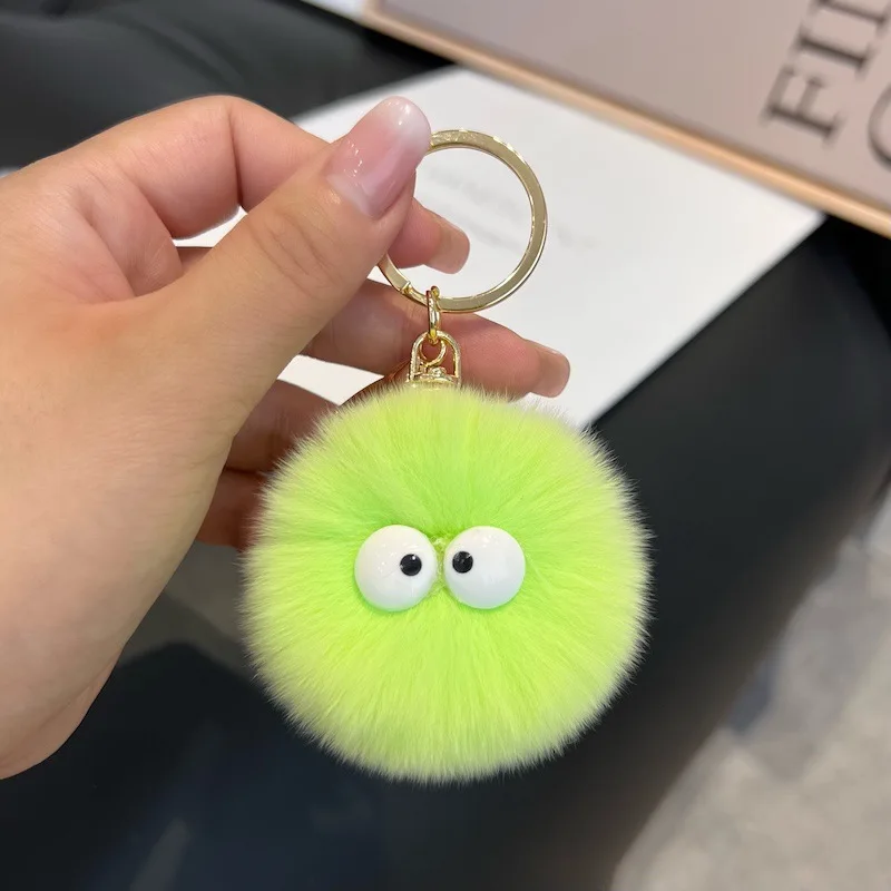 Plush Cat Keychain Cartoon Doll Toy Pendant Keyring For Women Girls Bag Ornament Car Key Chain Children Gifts Accessories