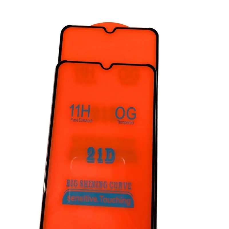 2021 New Screen Protector 9H Full Glue Cover 21D Tempered Glass Film For Motorol Moto E20 For Infinix X680 X655 X656