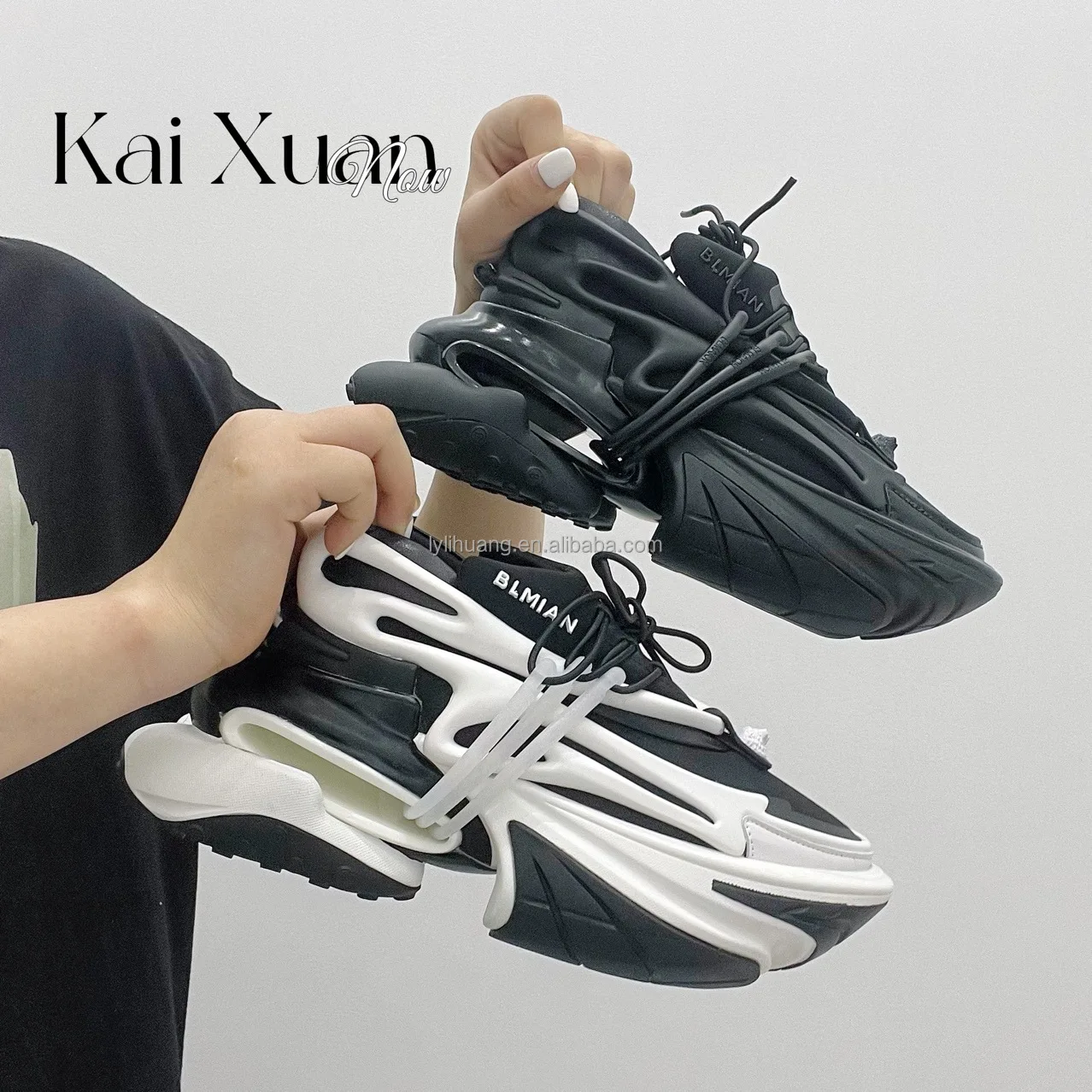 Кроссовки мужские на толстой подошве, обувь для бега, бальзам, повседневная обувь на массивной подошве, для увеличения роста