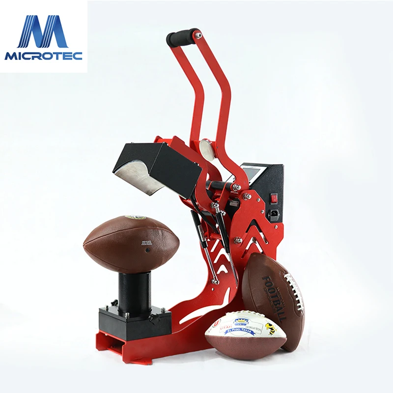 Microtec Basketball Football Rugby Ball Logo Printing Sports Ball Heat Press Machine BP-10