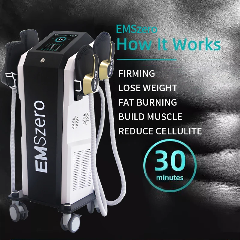 Stimulation Ems Slimming 4 Handles Ems Slim Neo Rf Muscle Sculpting EMS Body Slimming Machine For Weight Loss Beauty Equipment