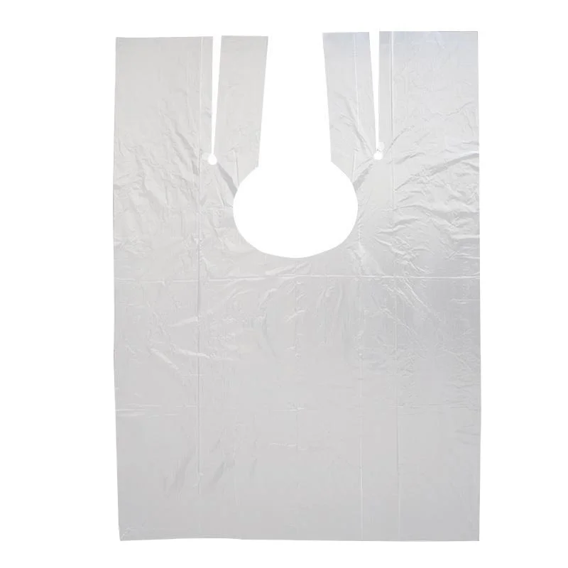 60*90/90*120/110*130/120*150cm Salon Haircutting PE Plastic Disposable Hairdressing Cape
