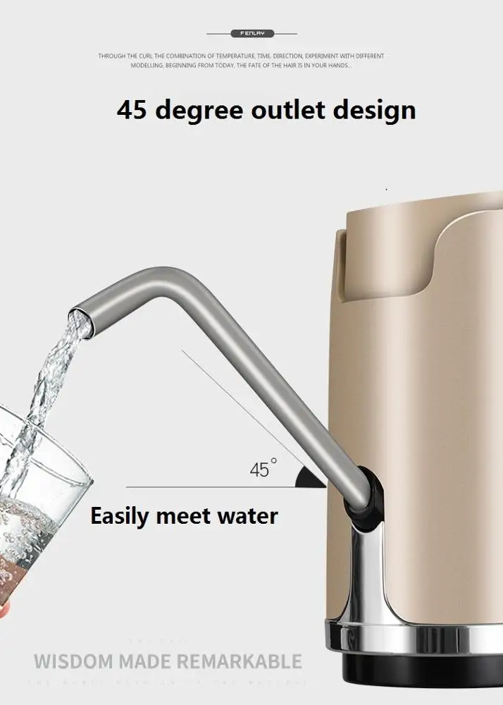 
Portable Rechargeable Automatic Electric Cold Drinking Water Pump Water Dispenser 