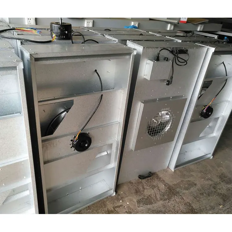 Iso 5 без пыли для чистой комнаты ламинарный поток воздуха переменная скорость потока Ffu H14 Hepa блок фильтра вентилятора