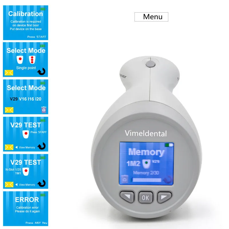 Dental Digital Shade Guide LED Tooth Teeth Whitening Color Comparator Machine Equipment