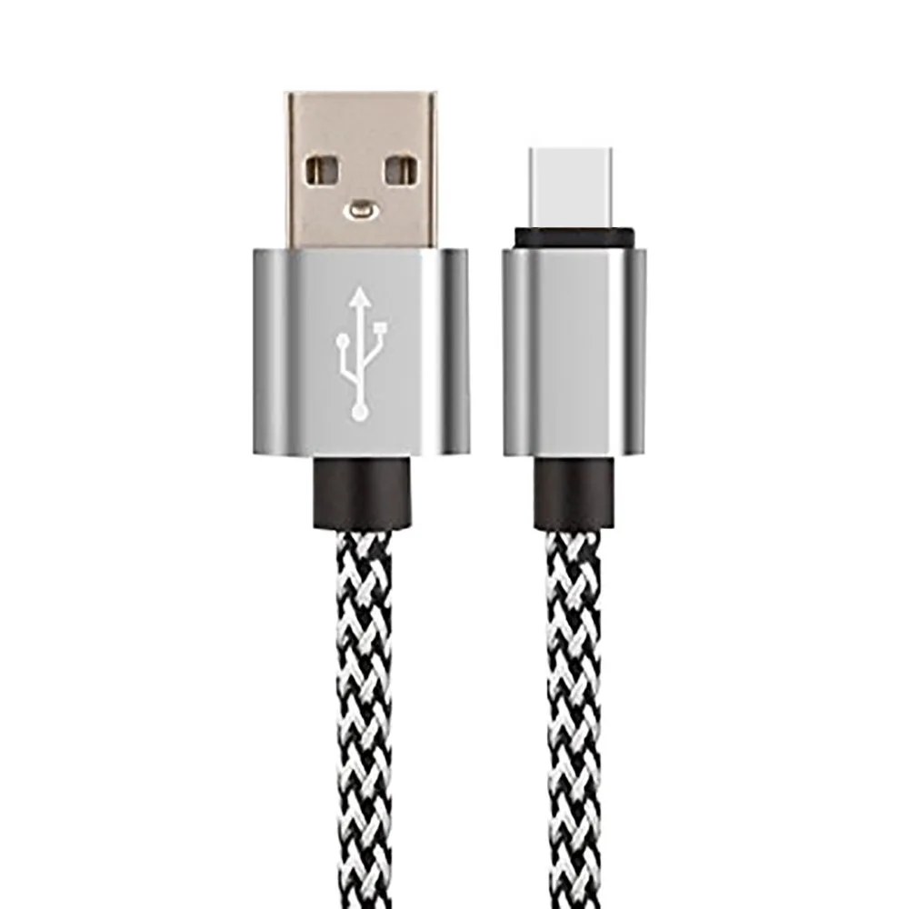 
3M Type C/Micro Android/IOS USB Charging Cable Multi Color 3 Meter Weave Nylon Braided Style USB Charger Cable 